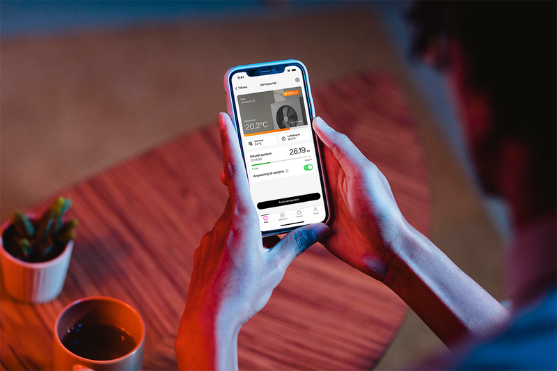 Värmestyrning i Svea Solar-appen