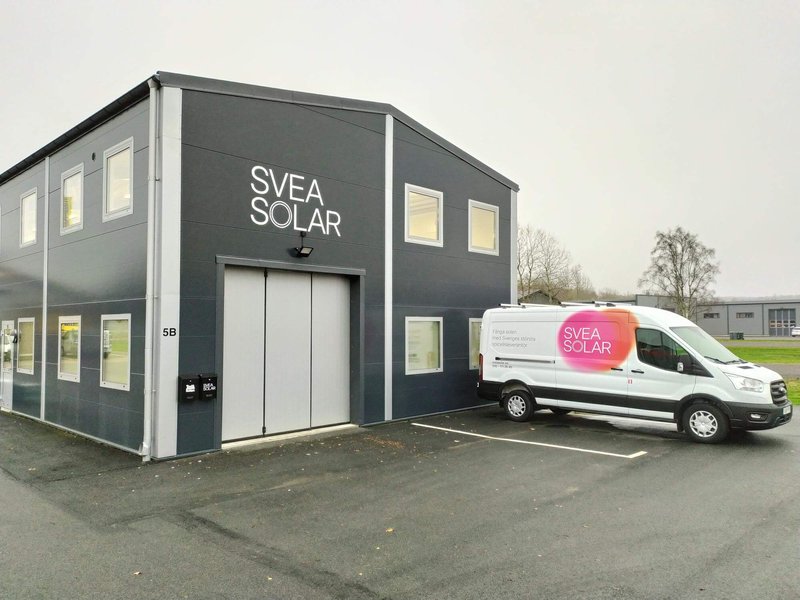 En av Svea Solars installatörshubbar